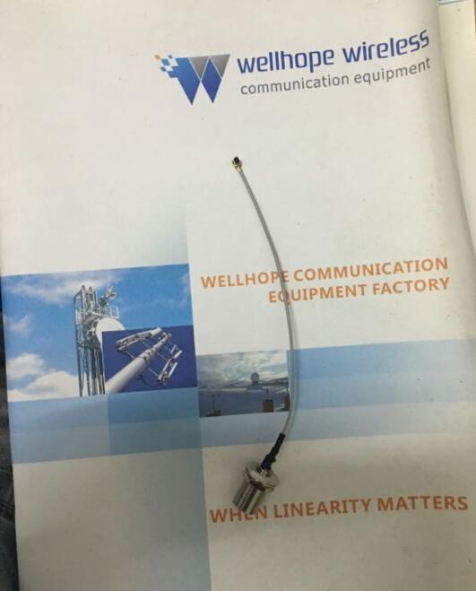 2017/6/18 wellhope wireless RF Kabelkonfektion U.FL - FME MALE und Antenne versandfertig